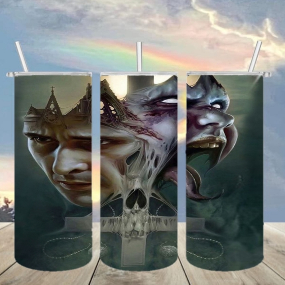 Exorcist demon tumbler